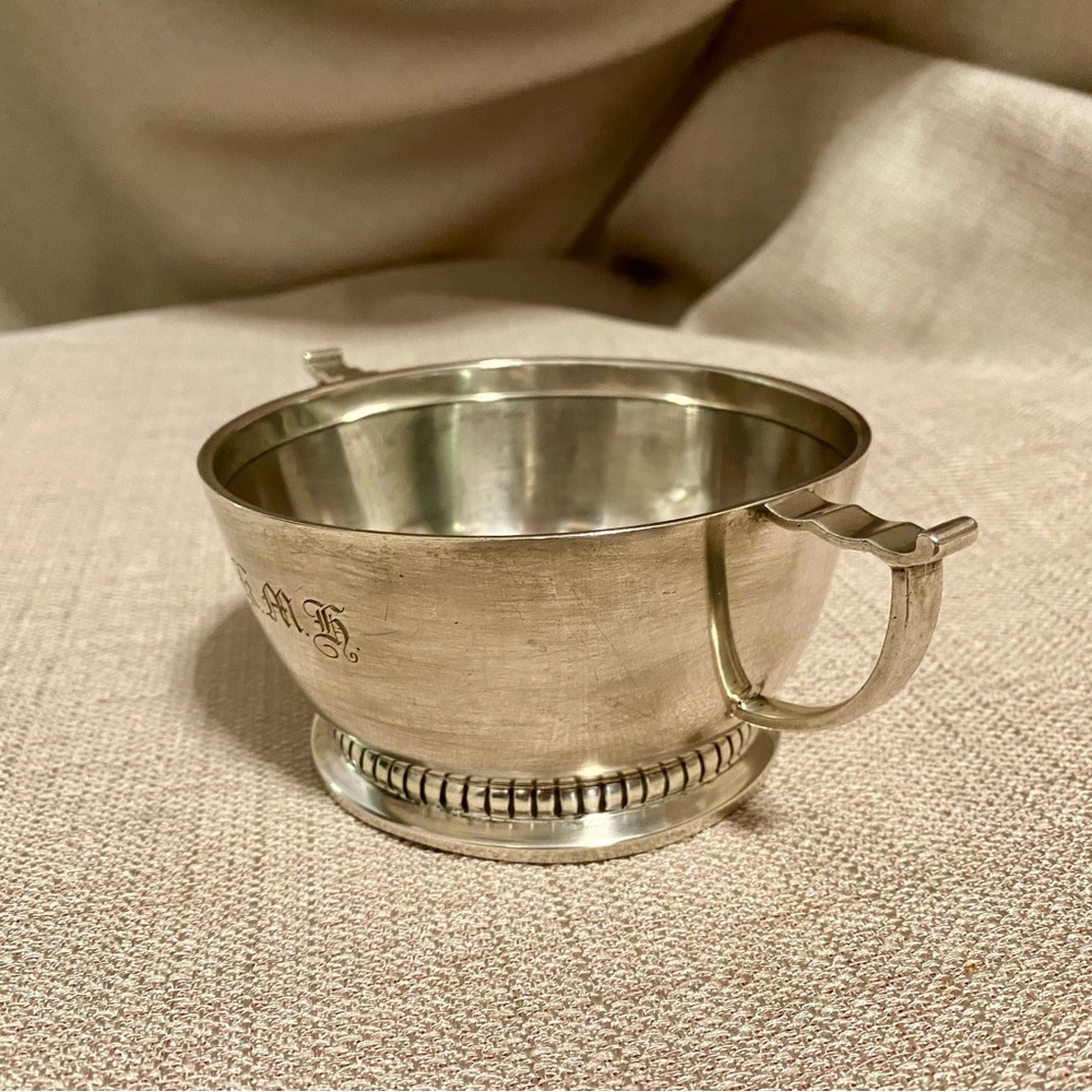 Antique Deakin&Francis Sterling Silver Sugar Bowl (Birmingham, England 1901) - Picture 3 of 11